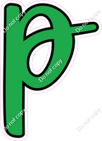 CUL 23.5" Individuals - Flat Green p