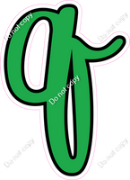 CUL 23.5" Individuals - Flat Green q