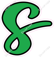 CUL 23.5" Individuals - Flat Green s