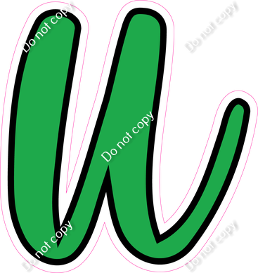 CUL 23.5" Individuals - Flat Green u