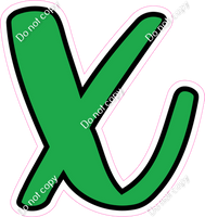 CUL 23.5" Individuals - Flat Green x