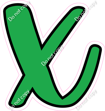 CUL 23.5" Individuals - Flat Green x