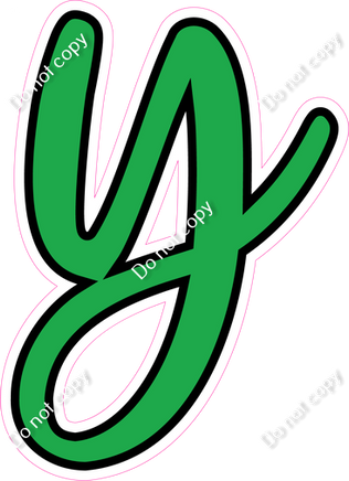 CUL 23.5" Individuals - Flat Green y