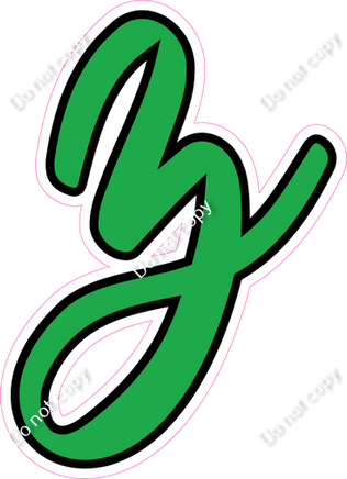 CUL 23.5" Individuals - Flat Green z