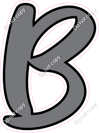 CUL 23.5" Individuals - Flat Grey B