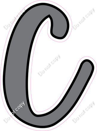 CUL 23.5" Individuals - Flat Grey C