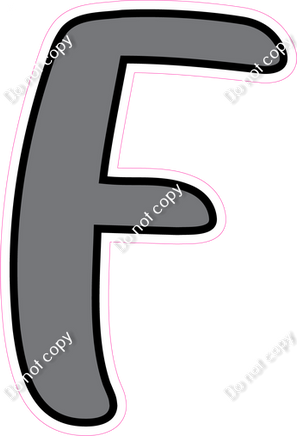 CUL 23.5" Individuals - Flat Grey F