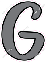 CUL 23.5" Individuals - Flat Grey G