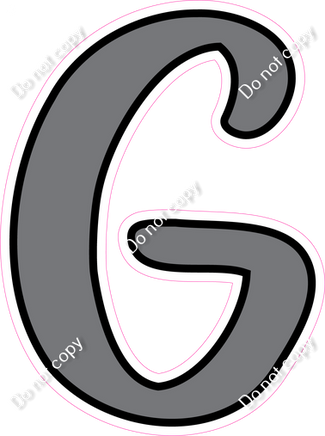 CUL 23.5" Individuals - Flat Grey G