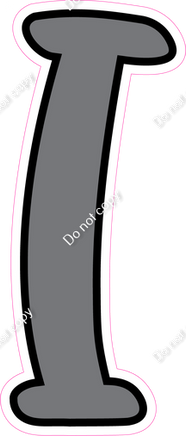 CUL 23.5" Individuals - Flat Grey I