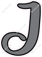 CUL 23.5" Individuals - Flat Grey J