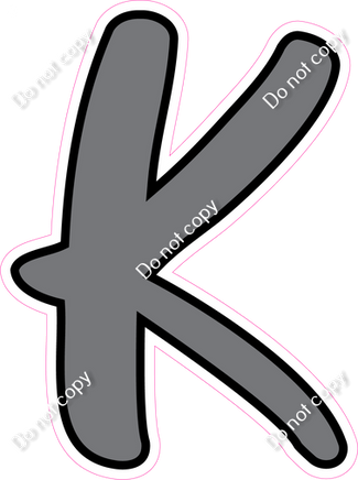 CUL 23.5" Individuals - Flat Grey K