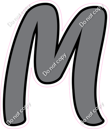 CUL 23.5" Individuals - Flat Grey M