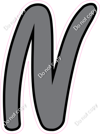 CUL 23.5" Individuals - Flat Grey N