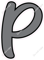 CUL 23.5" Individuals - Flat Grey P