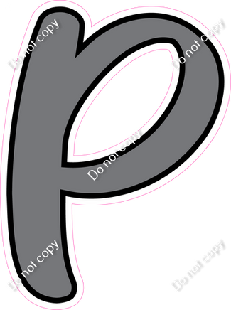 CUL 23.5" Individuals - Flat Grey P