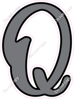 CUL 23.5" Individuals - Flat Grey Q