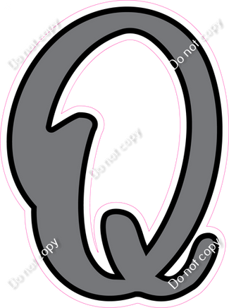 CUL 23.5" Individuals - Flat Grey Q