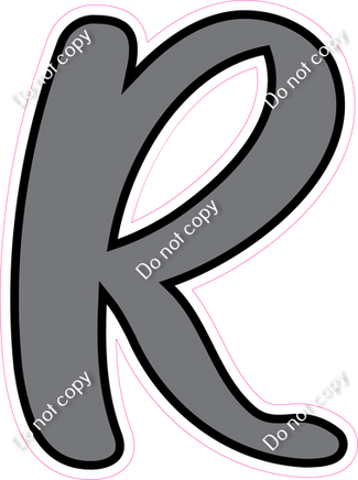 CUL 23.5" Individuals - Flat Grey R