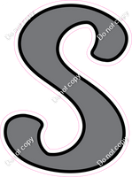 CUL 23.5" Individuals - Flat Grey S