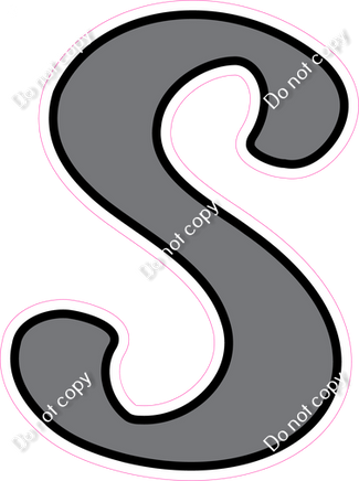 CUL 23.5" Individuals - Flat Grey S