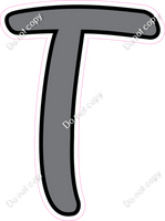 CUL 23.5" Individuals - Flat Grey T