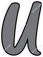 CUL 23.5" Individuals - Flat Grey U