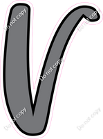 CUL 23.5" Individuals - Flat Grey V