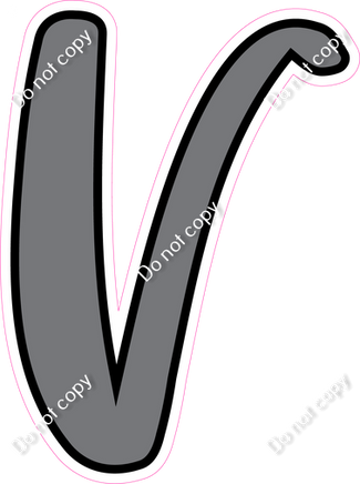 CUL 23.5" Individuals - Flat Grey V