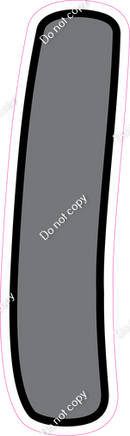 CUL 23.5" Individuals - Flat Grey 1