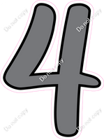 CUL 23.5" Individuals - Flat Grey 4