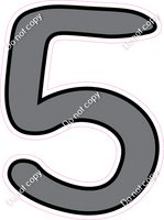 CUL 23.5" Individuals - Flat Grey 5