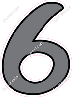 CUL 23.5" Individuals - Flat Grey 6