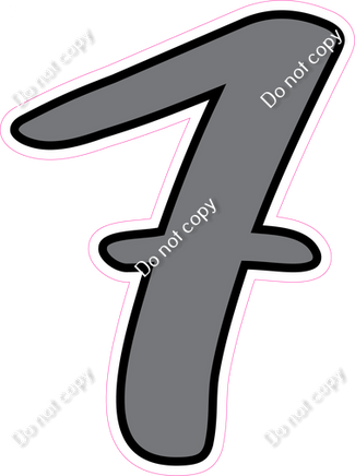 CUL 23.5" Individuals - Flat Grey 7