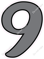 CUL 23.5" Individuals - Flat Grey 9