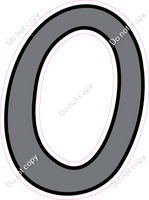 CUL 23.5" Individuals - Flat Grey