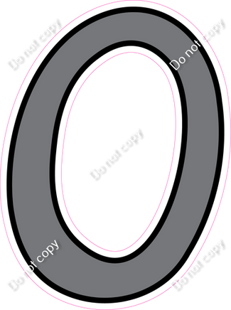 CUL 23.5" Individuals - Flat Grey