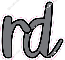 CUL 23.5" Individuals - Flat Grey RD