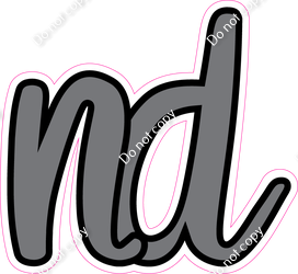 CUL 23.5" Individuals - Flat Grey ND