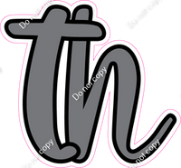 CUL 23.5" Individuals - Flat Grey TH