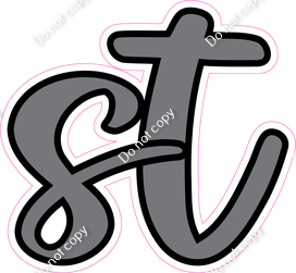 CUL 23.5" Individuals - Flat Grey ST