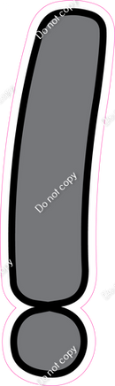 CUL 23.5" Individuals - Flat Grey !