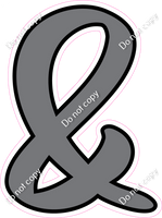 CUL 23.5" Individuals - Flat Grey &