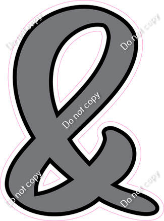 CUL 23.5" Individuals - Flat Grey &