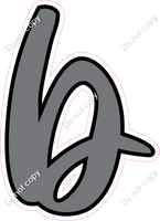 CUL 23.5" Individuals - Flat Grey b