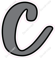 CUL 23.5" Individuals - Flat Grey c