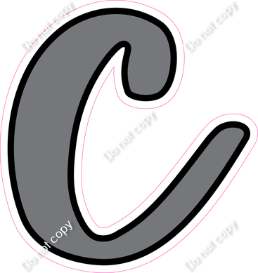 CUL 23.5" Individuals - Flat Grey c