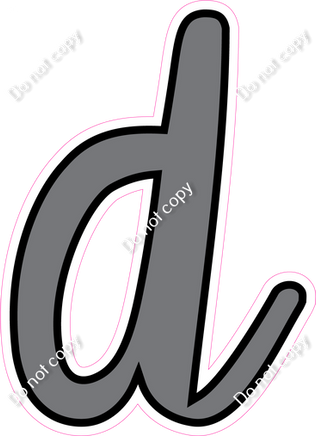 CUL 23.5" Individuals - Flat Grey d