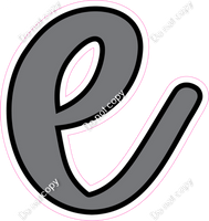 CUL 23.5" Individuals - Flat Grey e