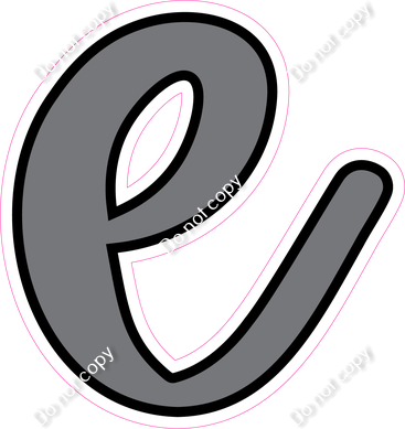 CUL 23.5" Individuals - Flat Grey e